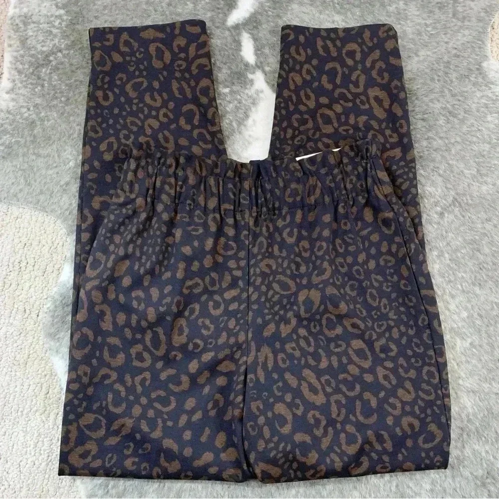 NWT Ann Taylor Animal Print Paperbag Pants
